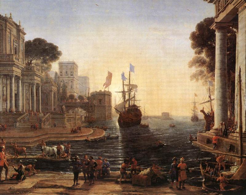 Claude Lorrain Ulysses Returns Chryseis to her Father vgh China oil painting art